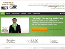 Tablet Screenshot of mycampaigntreasurer.com